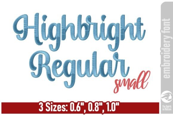 Highbright Script Embroidery Font - S Review
